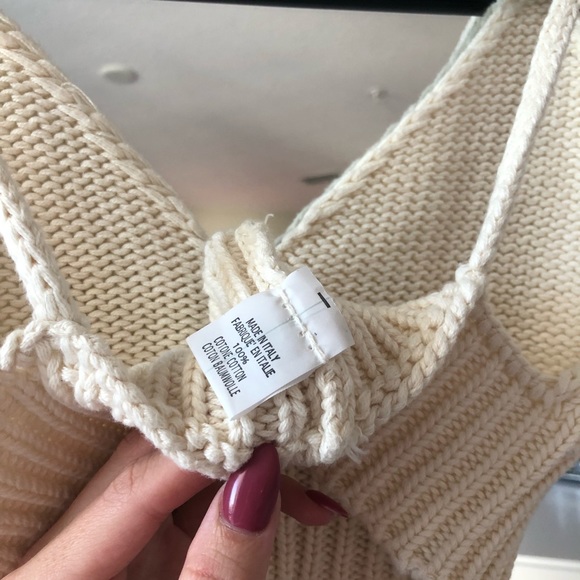Brandy Melville Festival Knit Bralette Crop - Picture 5 of 7